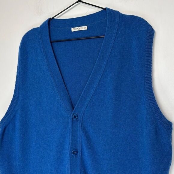 Woolovers Royal Blue Merino Wool Sweater Vest XXL - Picture 3 of 6